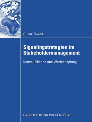 cover image of Signalingstrategien im Stakeholdermanagement